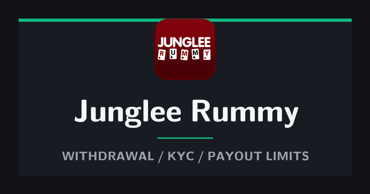 Junglee Rummy card
