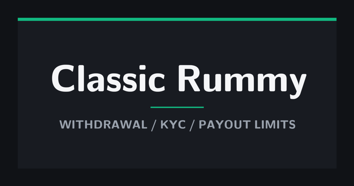 Classic Rummy card
